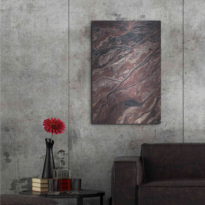Luxe Metal Art 'From Above 1' by Design Fabrikken, Metal Wall Art,24x36