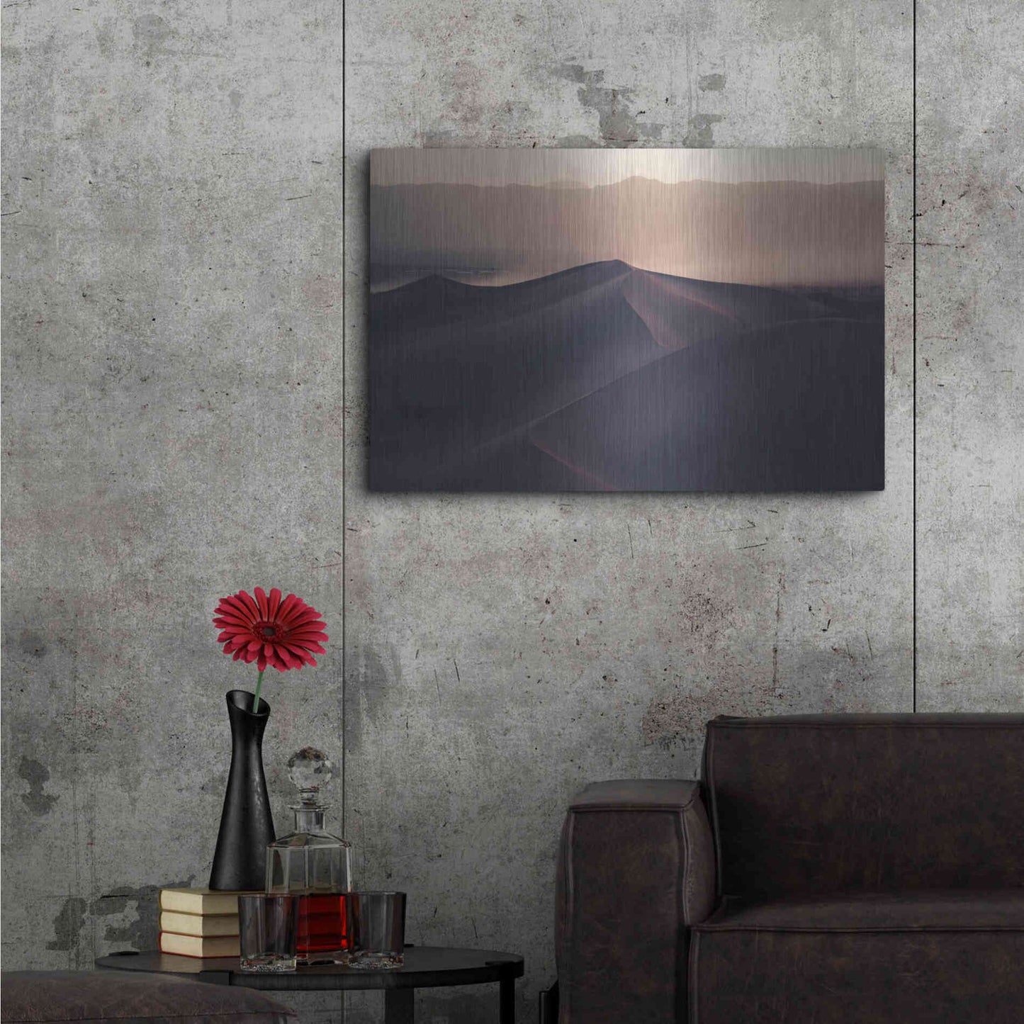 Luxe Metal Art 'From This Day Forth' by Design Fabrikken, Metal Wall Art,36x24