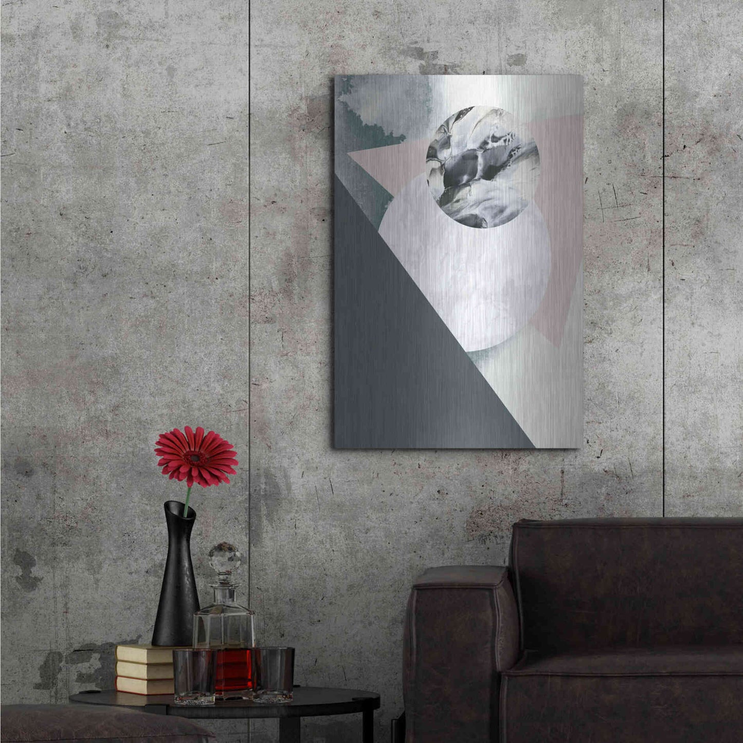 Luxe Metal Art 'Geologica' by Design Fabrikken, Metal Wall Art,24x36