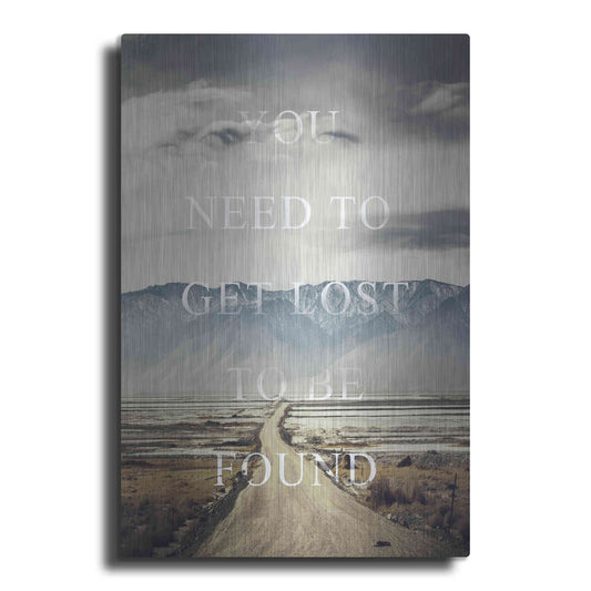Luxe Metal Art 'Get Lost' by Design Fabrikken, Metal Wall Art