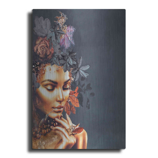 Luxe Metal Art 'Gold Couture 1' by Design Fabrikken, Metal Wall Art