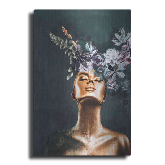 Luxe Metal Art 'Gold Couture 2' by Design Fabrikken, Metal Wall Art