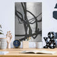 Luxe Metal Art 'Graphical Lines 6' by Design Fabrikken, Metal Wall Art,12x16
