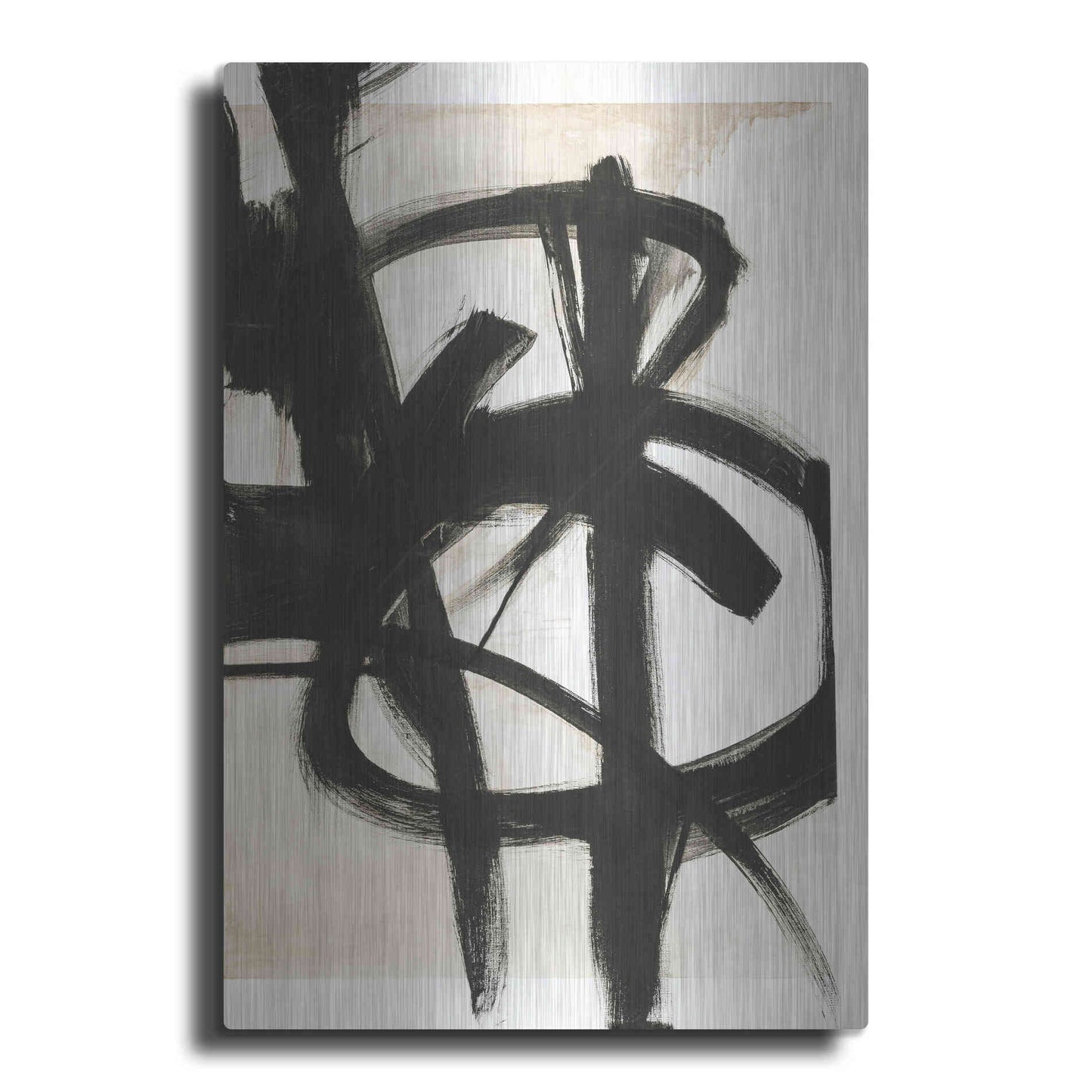 Luxe Metal Art 'Graphical Shapes 7' by Design Fabrikken, Metal Wall Art
