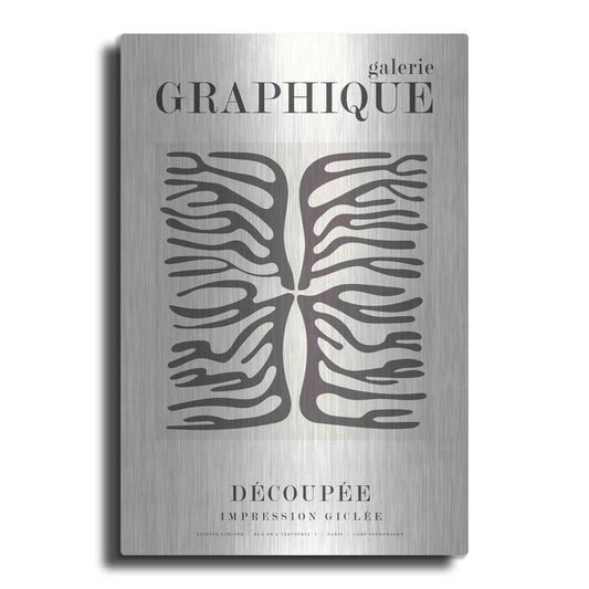 Luxe Metal Art 'Graphique 10' by Design Fabrikken, Metal Wall Art