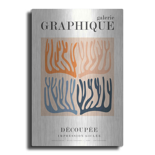 Luxe Metal Art 'Graphique 11' by Design Fabrikken, Metal Wall Art
