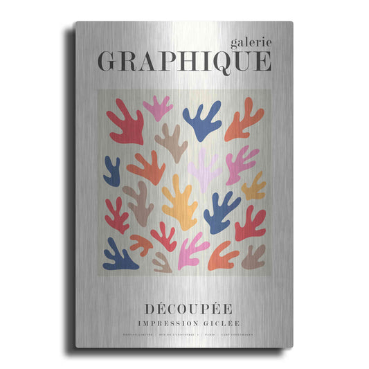 Luxe Metal Art 'Graphique 12' by Design Fabrikken, Metal Wall Art