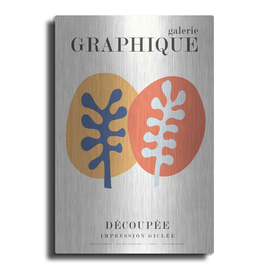 Luxe Metal Art 'Graphique 8' by Design Fabrikken, Metal Wall Art