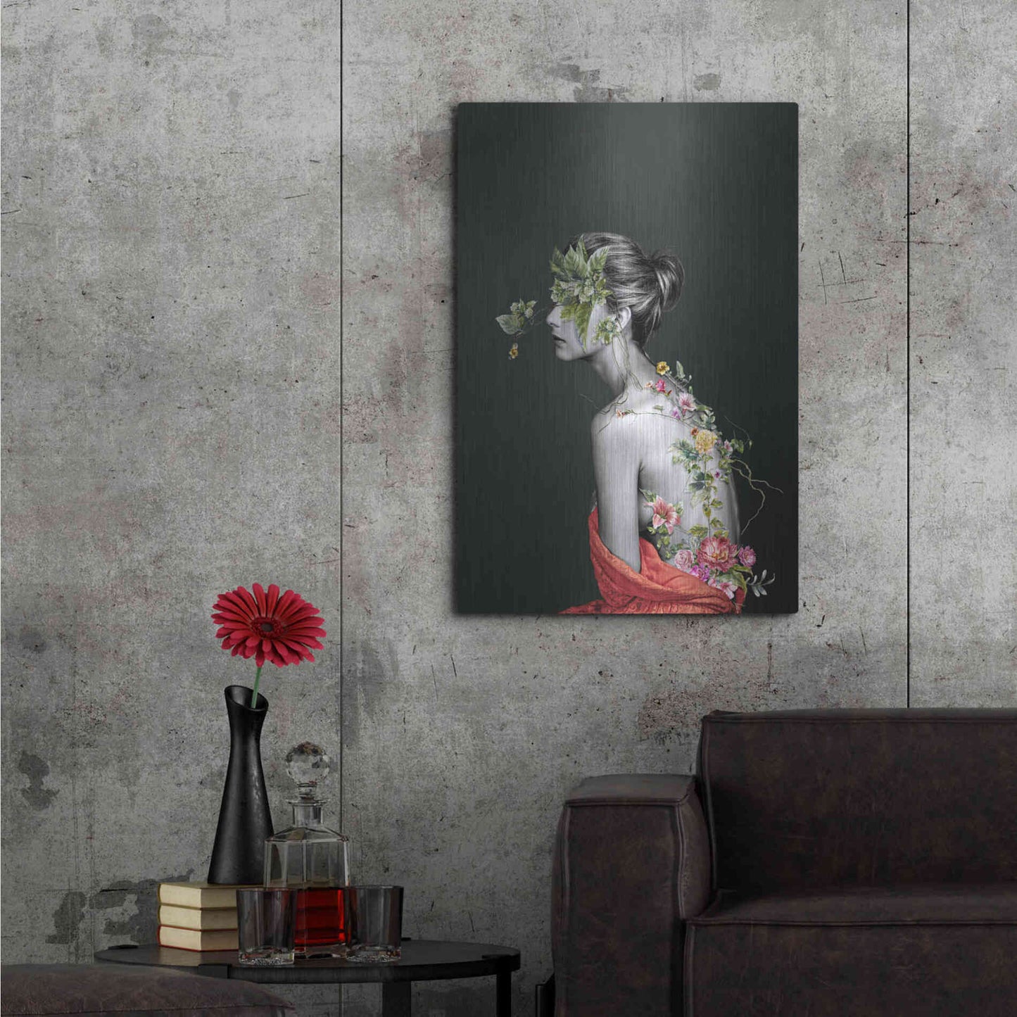 Luxe Metal Art 'Greek Passion' by Design Fabrikken, Metal Wall Art,24x36