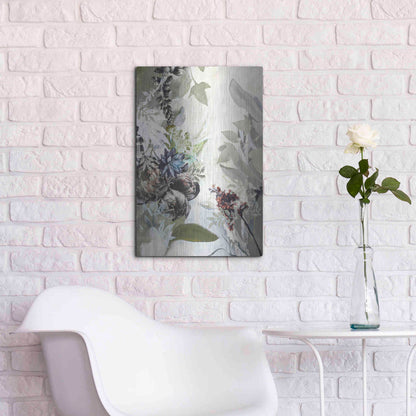 Luxe Metal Art 'Green Garden' by Design Fabrikken, Metal Wall Art,16x24