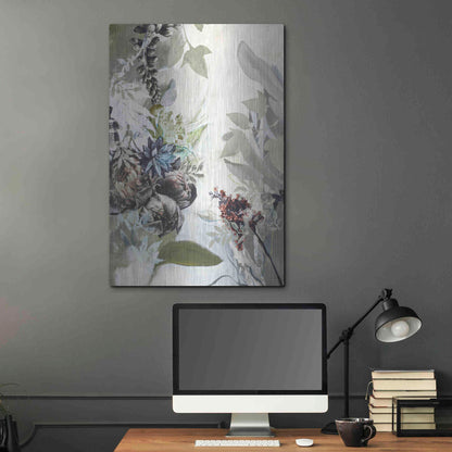 Luxe Metal Art 'Green Garden' by Design Fabrikken, Metal Wall Art,24x36