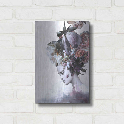 Luxe Metal Art 'Haute Couture 7' by Design Fabrikken, Metal Wall Art,12x16