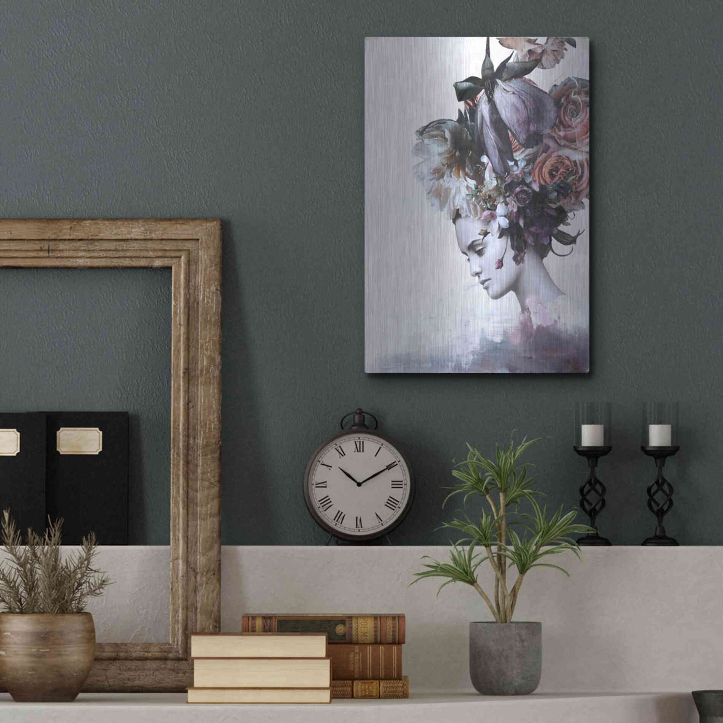Luxe Metal Art 'Haute Couture 7' by Design Fabrikken, Metal Wall Art,12x16