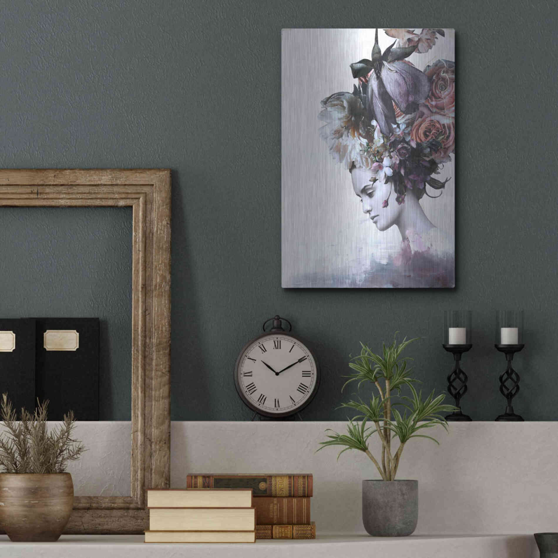 Luxe Metal Art 'Haute Couture 7' by Design Fabrikken, Metal Wall Art,12x16