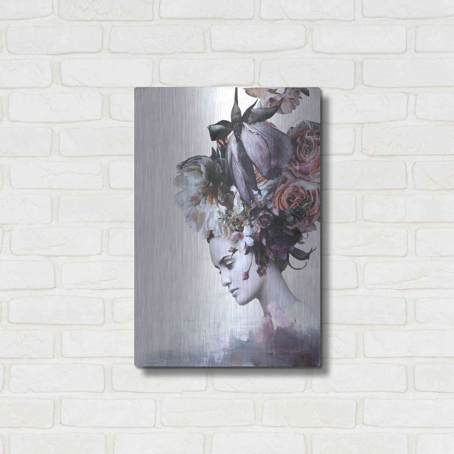 Luxe Metal Art 'Haute Couture 7' by Design Fabrikken, Metal Wall Art,16x24