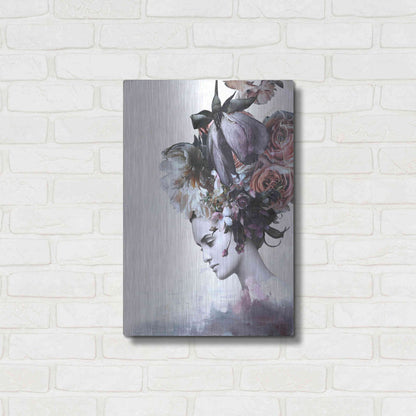 Luxe Metal Art 'Haute Couture 7' by Design Fabrikken, Metal Wall Art,16x24
