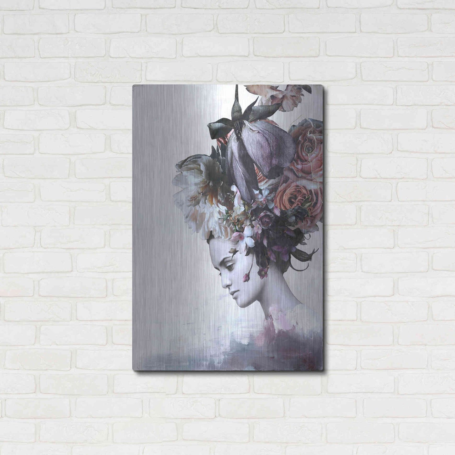Luxe Metal Art 'Haute Couture 7' by Design Fabrikken, Metal Wall Art,24x36