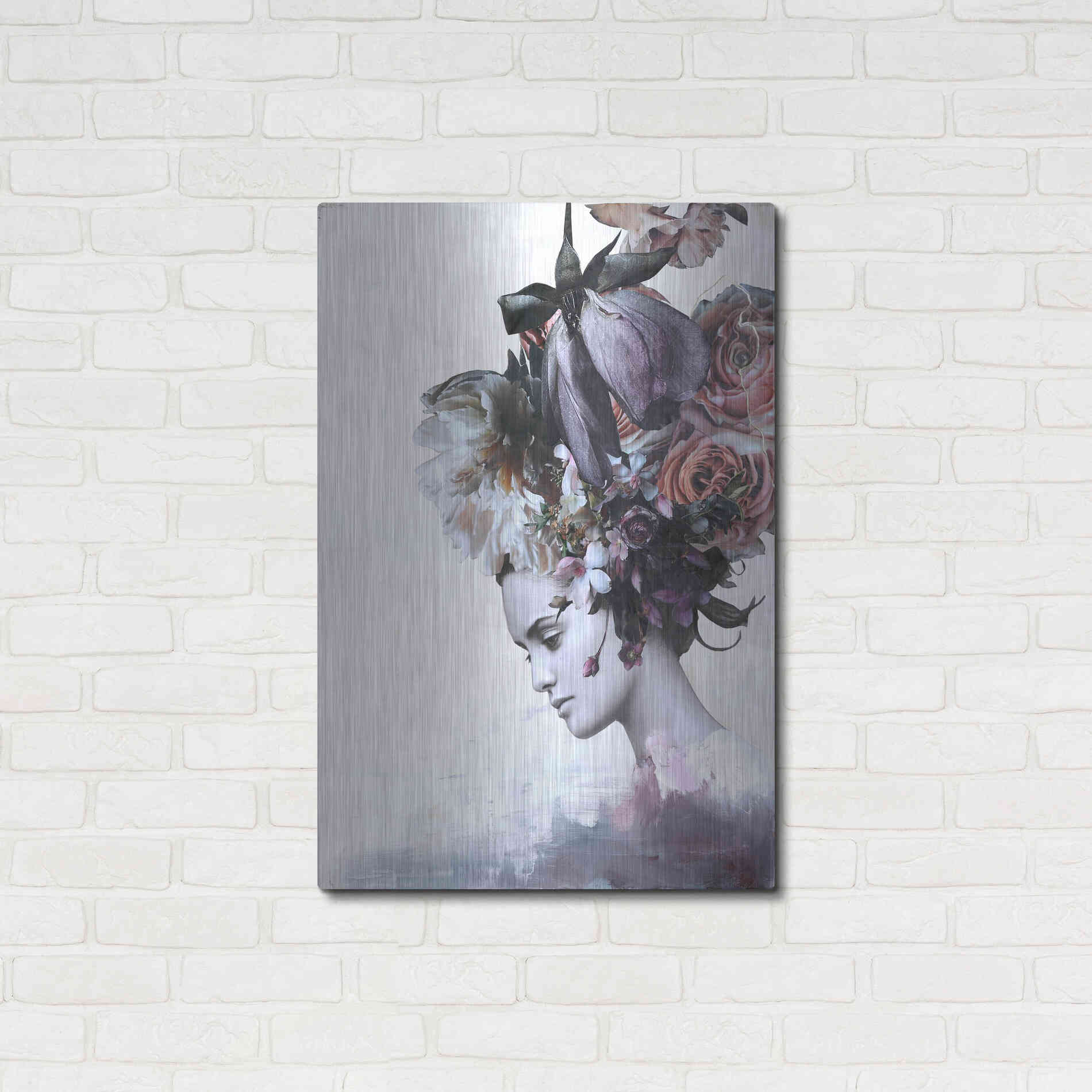 Luxe Metal Art 'Haute Couture 7' by Design Fabrikken, Metal Wall Art,24x36