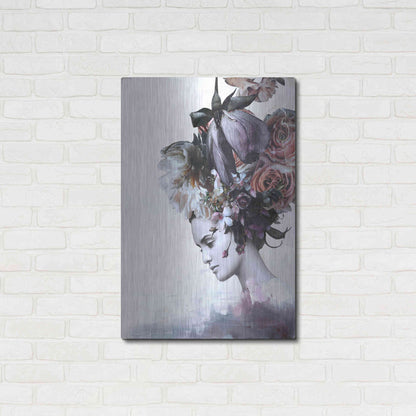 Luxe Metal Art 'Haute Couture 7' by Design Fabrikken, Metal Wall Art,24x36