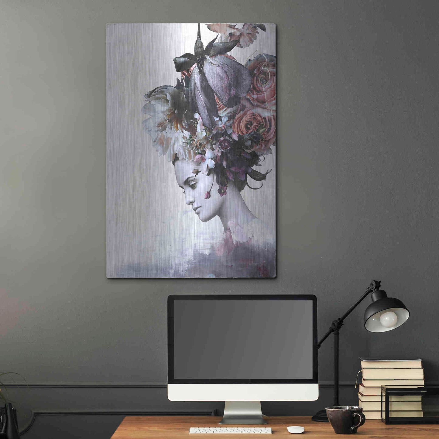 Luxe Metal Art 'Haute Couture 7' by Design Fabrikken, Metal Wall Art,24x36