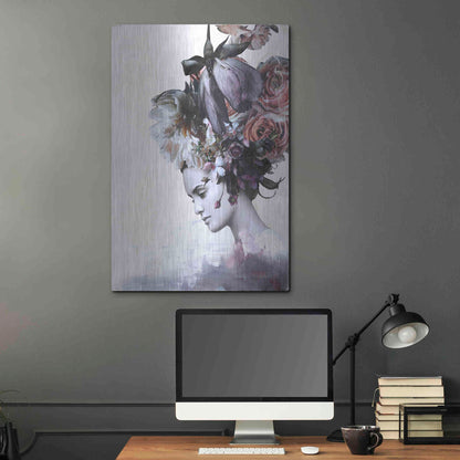 Luxe Metal Art 'Haute Couture 7' by Design Fabrikken, Metal Wall Art,24x36