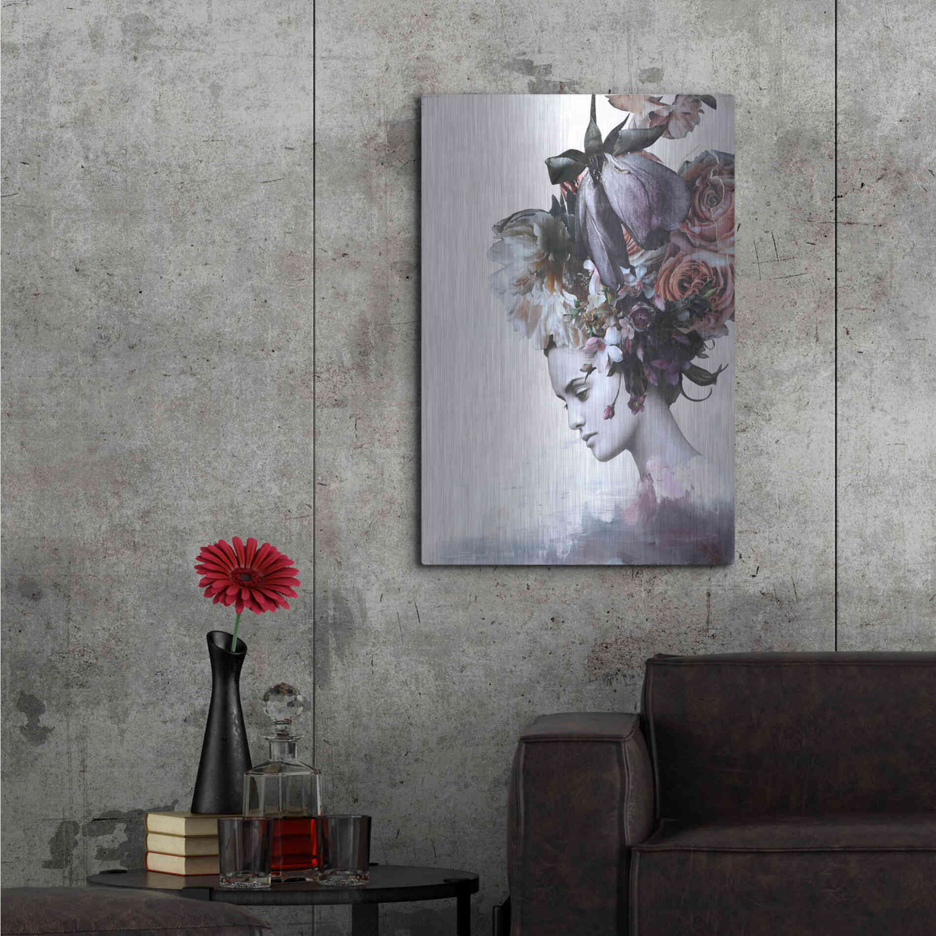 Luxe Metal Art 'Haute Couture 7' by Design Fabrikken, Metal Wall Art,24x36