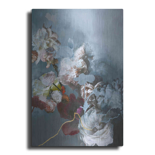 Luxe Metal Art 'Haute Couture Blue' by Design Fabrikken, Metal Wall Art