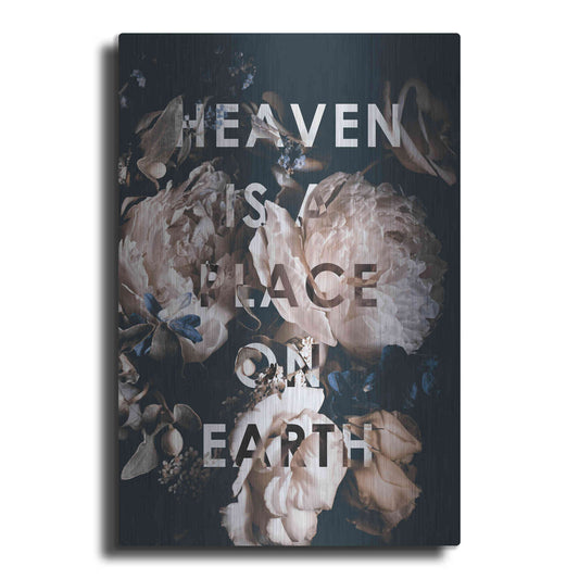 Luxe Metal Art 'Heaven Is a Place' by Design Fabrikken, Metal Wall Art