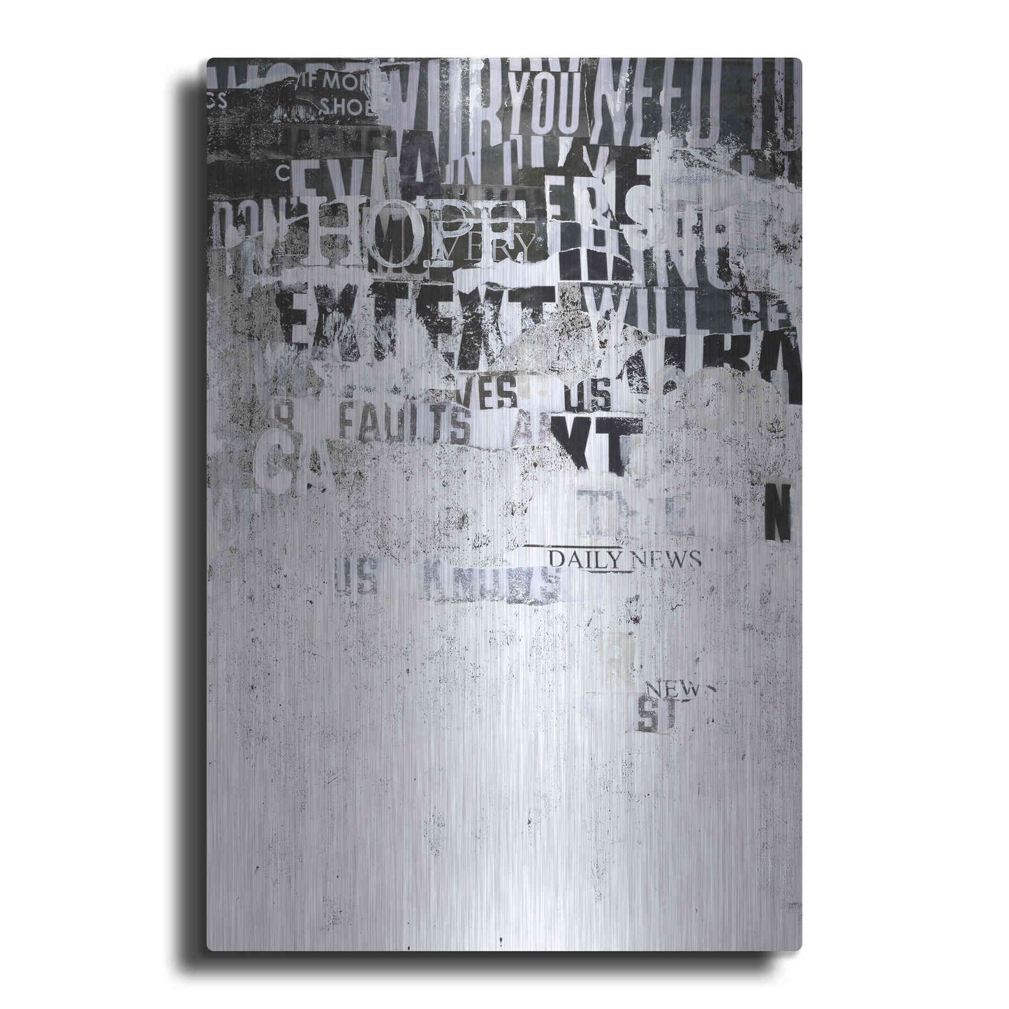 Luxe Metal Art 'Hope' by Design Fabrikken, Metal Wall Art