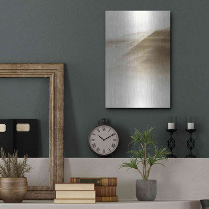 Luxe Metal Art 'In My Time' by Design Fabrikken, Metal Wall Art,12x16