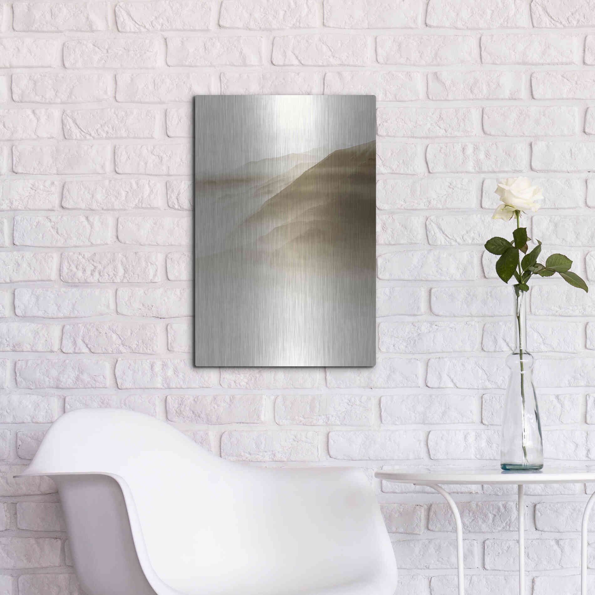 Luxe Metal Art 'In My Time' by Design Fabrikken, Metal Wall Art,16x24