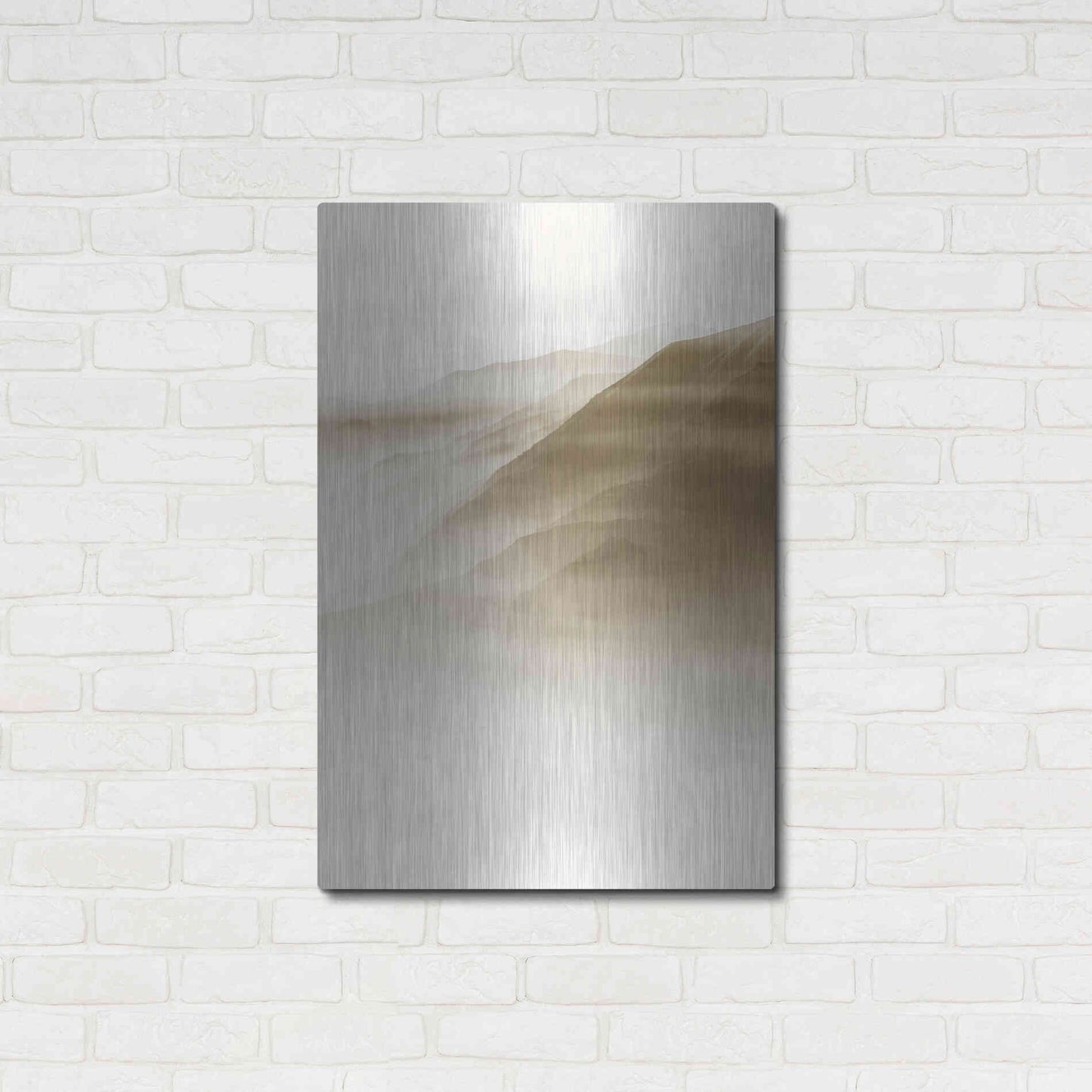 Luxe Metal Art 'In My Time' by Design Fabrikken, Metal Wall Art,24x36