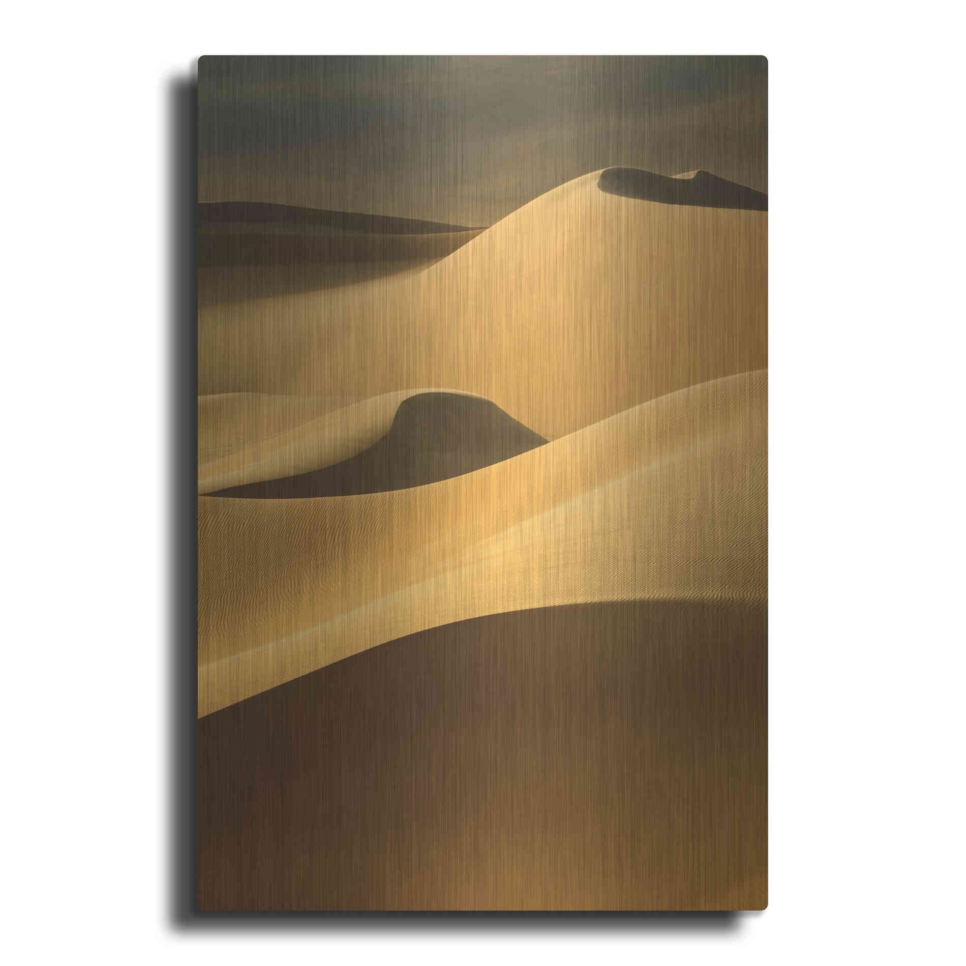 Luxe Metal Art 'In the Dunes 3' by Design Fabrikken, Metal Wall Art