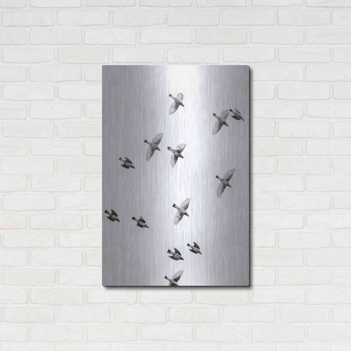 Luxe Metal Art 'In the Sky 1' by Design Fabrikken, Metal Wall Art,24x36