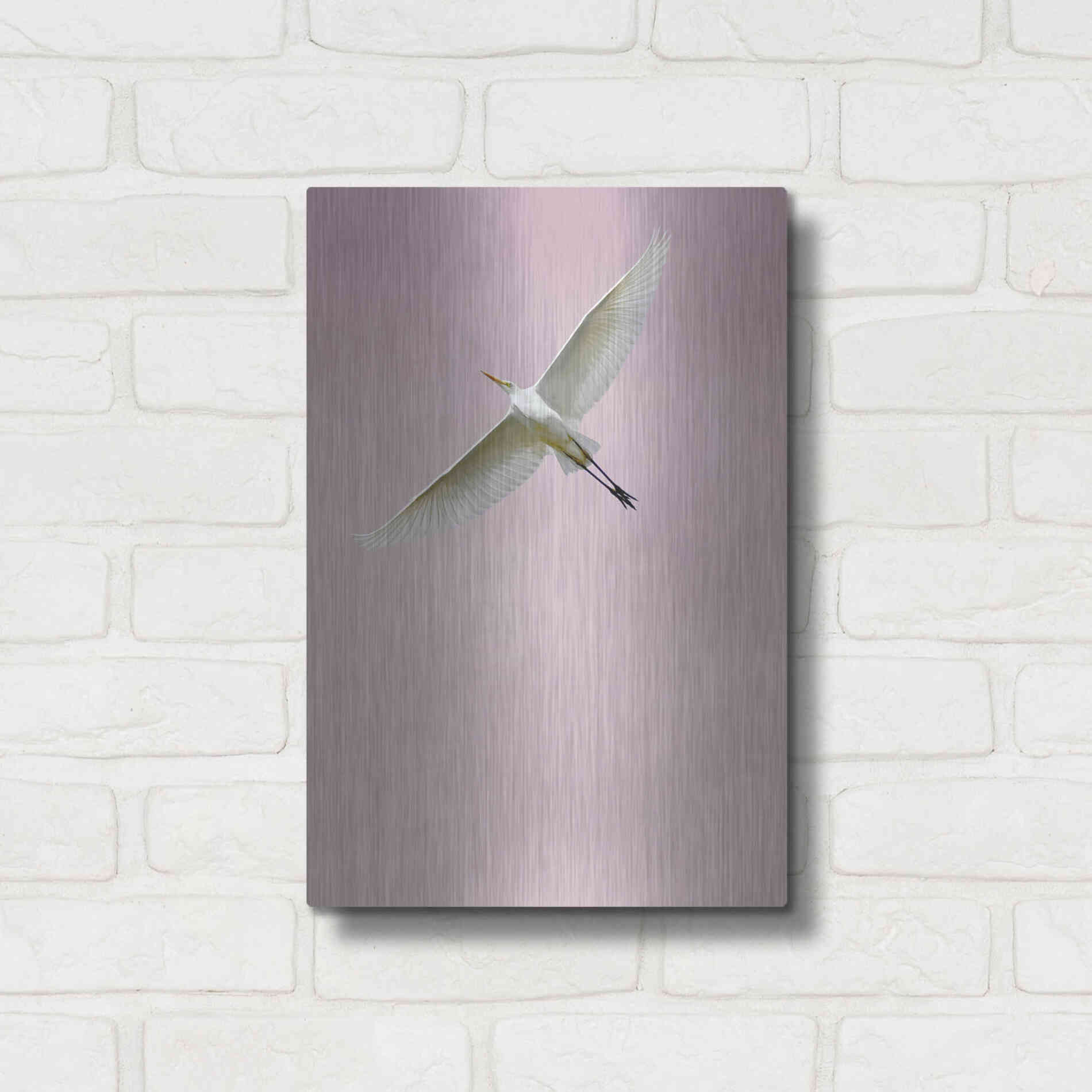 Luxe Metal Art 'In the Sky 2' by Design Fabrikken, Metal Wall Art,12x16