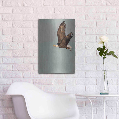 Luxe Metal Art 'In the Sky 3' by Design Fabrikken, Metal Wall Art,16x24