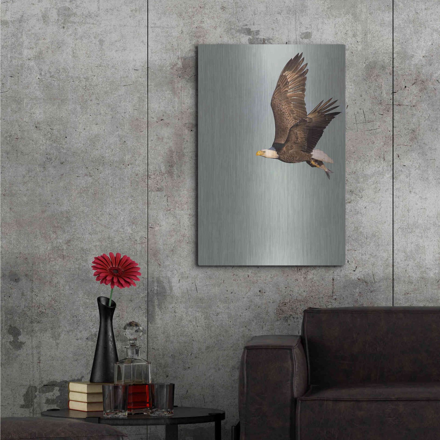 Luxe Metal Art 'In the Sky 3' by Design Fabrikken, Metal Wall Art,24x36