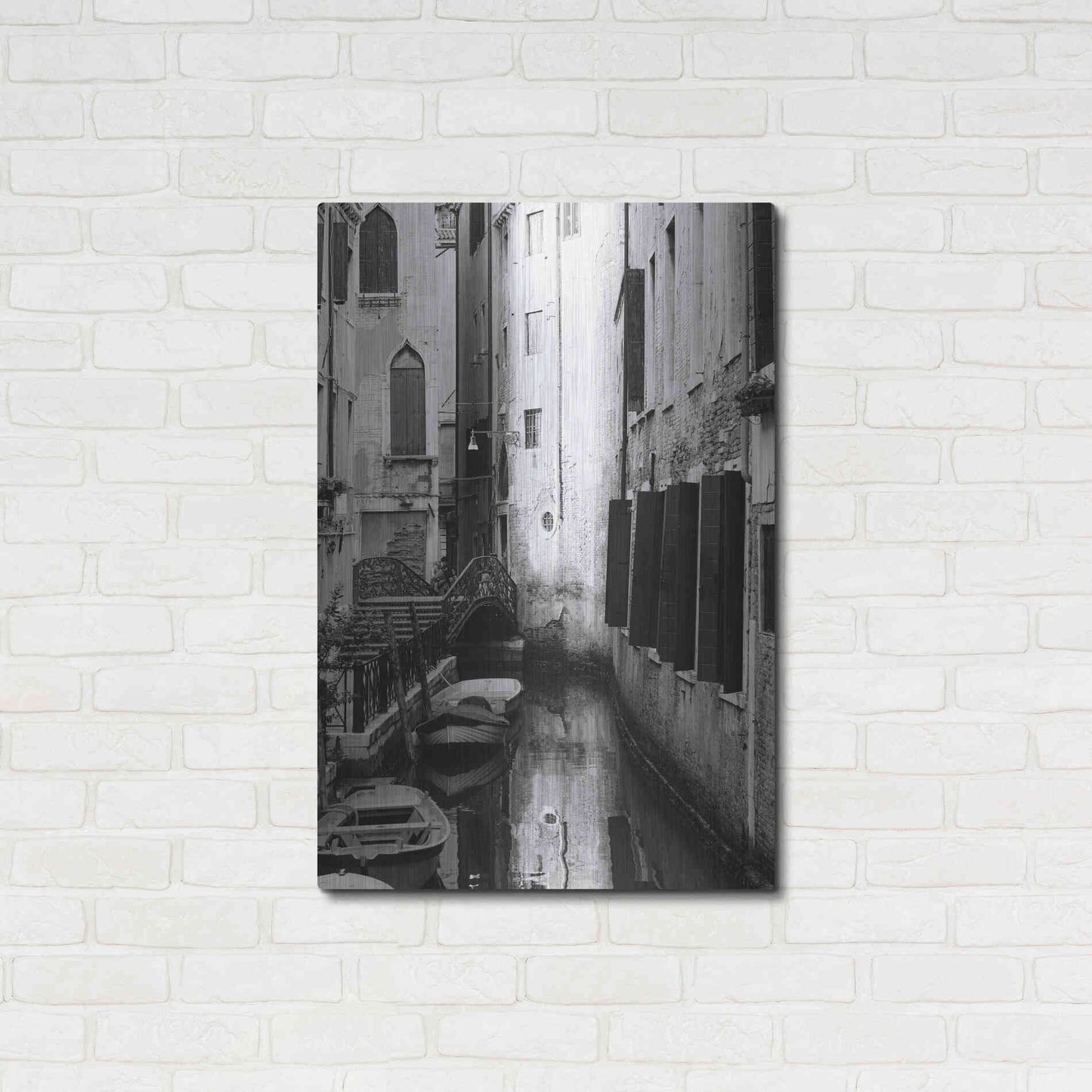 Luxe Metal Art 'In Venice' by Design Fabrikken, Metal Wall Art,24x36