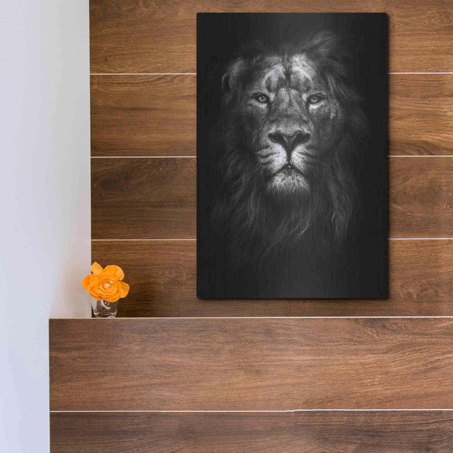 Luxe Metal Art 'King of Kings' by Design Fabrikken, Metal Wall Art,12x16