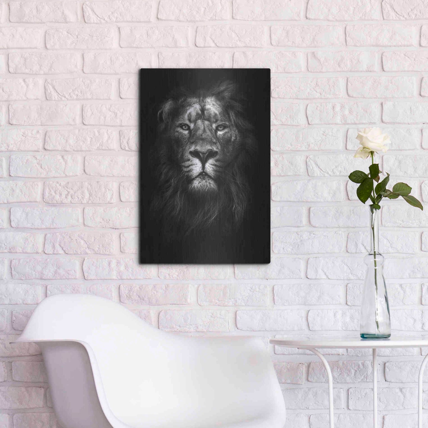 Luxe Metal Art 'King of Kings' by Design Fabrikken, Metal Wall Art,16x24