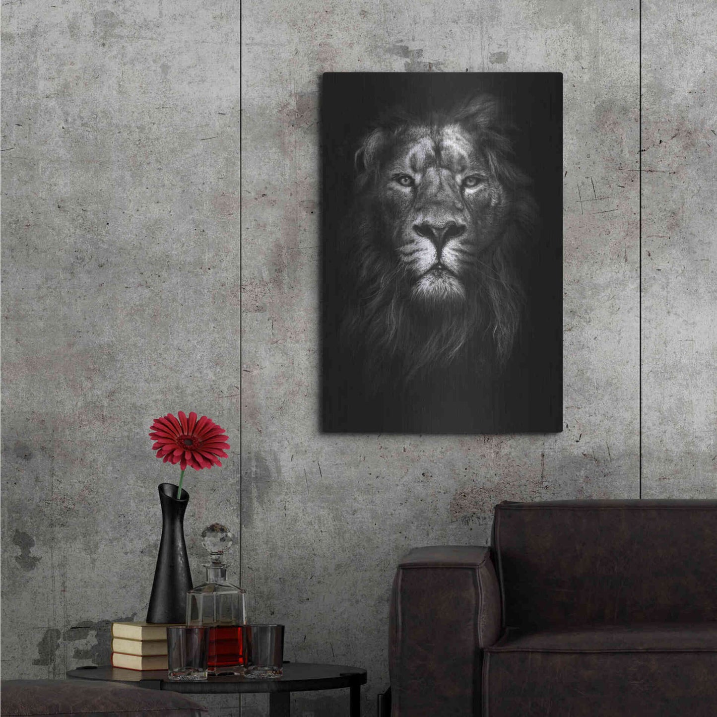 Luxe Metal Art 'King of Kings' by Design Fabrikken, Metal Wall Art,24x36