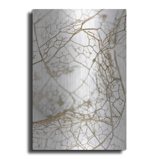 Luxe Metal Art 'Leaf Skeleton' by Design Fabrikken, Metal Wall Art