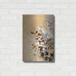 Luxe Metal Art 'Light Leaves 6' by Design Fabrikken, Metal Wall Art,16x24