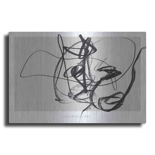 Luxe Metal Art 'Lines 2' by Design Fabrikken, Metal Wall Art