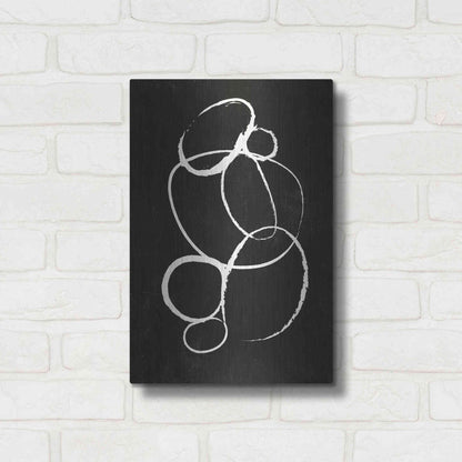 Luxe Metal Art 'Linked 2' by Design Fabrikken, Metal Wall Art,12x16