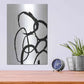 Luxe Metal Art 'Linked 3' by Design Fabrikken, Metal Wall Art,12x16