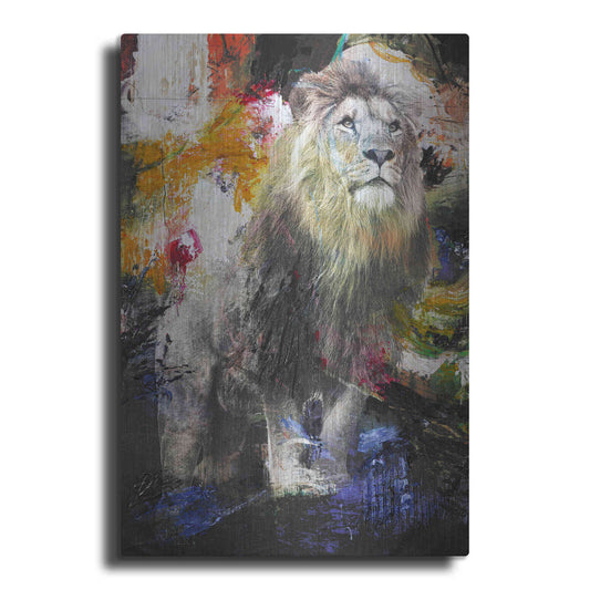 Luxe Metal Art 'Lion' by Design Fabrikken, Metal Wall Art