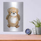 Luxe Metal Art 'Little Bear' by Design Fabrikken, Metal Wall Art,12x16