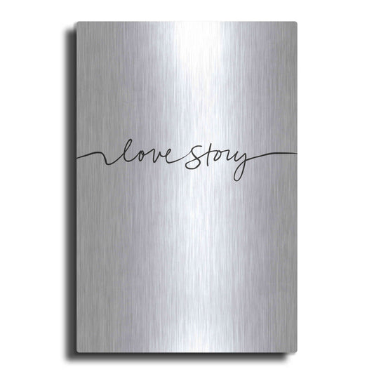 Luxe Metal Art 'Love Story' by Design Fabrikken, Metal Wall Art