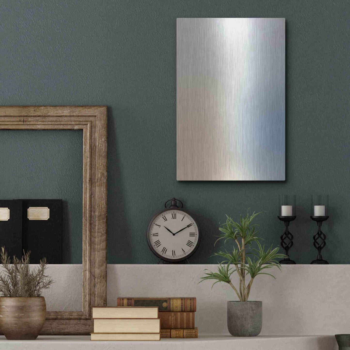 Luxe Metal Art 'Luminous IV' by Design Fabrikken, Metal Wall Art,12x16